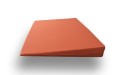 Matratzenkeil aus Schaumstoff Rg 36 mit Baumwollbezug 90 x 50 x 10/1cm terrakotta