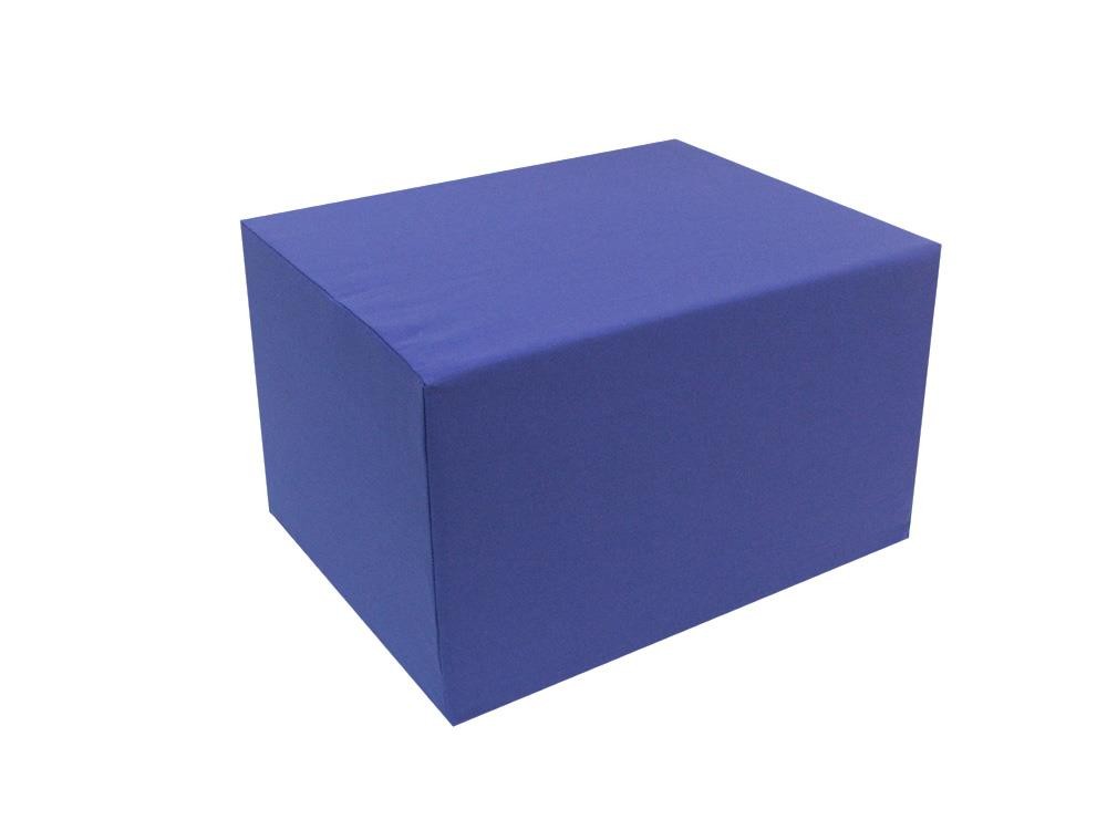 IWH Sitzhocker »Bandscheibenwürfel«, blau, Maße: ca. 30 x 40 x 55