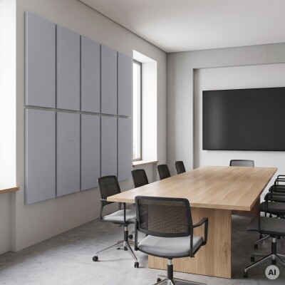 Basotect® Absorber 100x50 cm lichtgrau, 2 cm,...