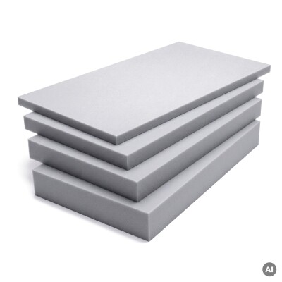Basotect® Absorber 100x50 cm lichtgrau, 3 cm,...