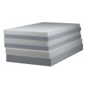 Tafel 100 x 50cm aus BASOTECT® 14cm weiß