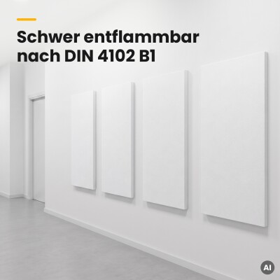 Basotect® Absorber 100x50 cm weiß, 15 cm, EcoBalanced B