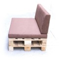 Palettenpolster für Lounge- & Sofamöbel Schaumstoff RG 35 - Set 120x80x8cm + 120x40x20/15cm ohne Bezug