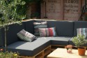 Palettenpolster für Lounge- & Sofamöbel Schaumstoff RG 35 - Set 120x80x8cm + 120x40x20/15cm ohne Bezug