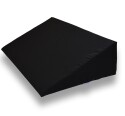Matratzenkeil aus Schaumstoff RG 36 70cm 60cm 15/1cm Bezug Baumwolle schwarz