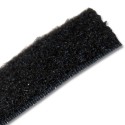 Klett- und Flauschband selbstklebend 20mm breit schwarz