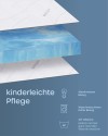 SW Bedding Gelschaum Topper Matratzenauflage 7cm Bezug medicare 120 x 200 cm
