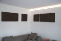 Akustik-Paneel Schall-Absorber als Designelement 40 x 80 cm terrakotta 0015