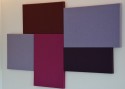 Akustik-Paneel Schall-Absorber als Designelement 50 x 100 cm pink 0020