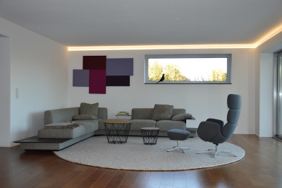 Akustik-Paneel Schall-Absorber als Designelement 50 x 100 cm terrakotta 0015