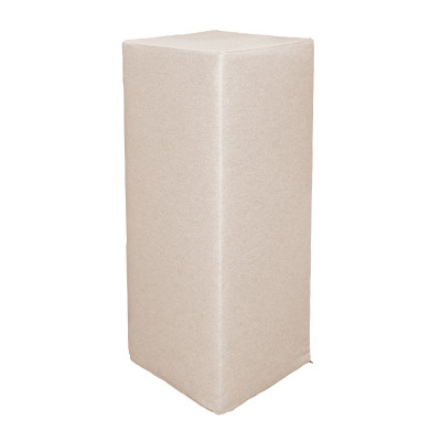 Akustik-Säule Eckig Absorber-Element mit vielen Funktionen 45 x 45 x 100 cm perlweiß 0026