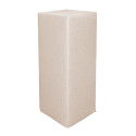 Akustik-Säule Eckig Absorber-Element mit vielen Funktionen 45 x 45 x 100 cm perlweiß 0026