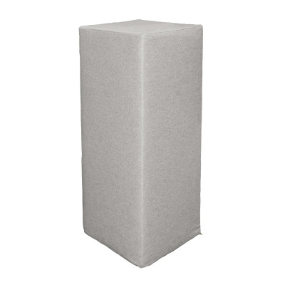 Akustik-Säule Eckig Absorber-Element mit vielen Funktionen 45 x 45 x 100 cm lichtgrau 0032