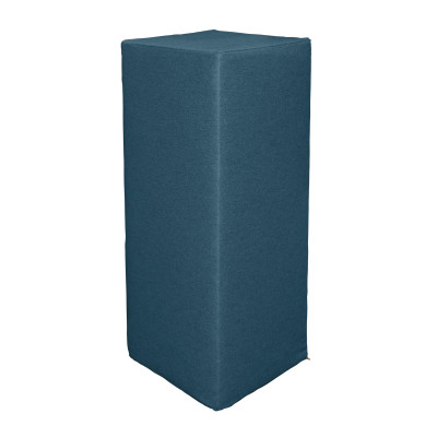 Akustik-Säule Eckig Absorber-Element mit vielen Funktionen 45 x 45 x 100 cm wasserblau 0018