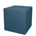 Akustik-Sitzhocker Quader Absorber-Element mit vielen Funktionen 40 x 40 x 40 cm wasserblau 0018
