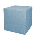 Akustik-Sitzhocker Quader Absorber-Element mit vielen Funktionen 45 x 45 x 45 cm türkisblau 0030