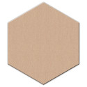 Akustikschaumstoff Basotect&reg; wei&szlig; Hexagon selbstklebend mit Akustik-Wollfilz beige 0029 &Oslash; 20cm x 3cm