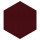 Akustikschaumstoff Basotect&reg; wei&szlig; Hexagon selbstklebend mit Akustik-Wollfilz weinrot 0035 &Oslash; 45cm x 9cm