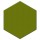 Akustikschaumstoff Basotect&reg; wei&szlig; Hexagon selbstklebend mit Akustik-Wollfilz maigr&uuml;n 0027 &Oslash; 45cm x 3cm