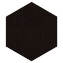 Akustikschaumstoff Basotect&reg; wei&szlig; Hexagon selbstklebend mit Akustik-Wollfilz graphitschwarz 0023 &Oslash; 20cm x 3cm