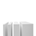 mySchaumstoff Zuschnitt aus Basotect&reg; lichtgrau 100x25 cm 3 cm