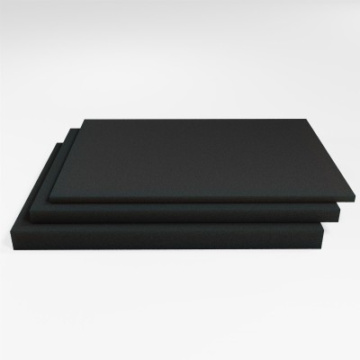 Schaumstoffplatte Filterschaum RG 25/50 retikuliert anthrazit 200x100 cm - für Teichfilter oder Aquariumpumpen - leicht und mittelfest - Stärke 1 cm