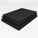 Schaumstoffplatte Filterschaum RG 25/50 retikuliert anthrazit 200x100 cm - für Teichfilter oder Aquariumpumpen - leicht und mittelfest - Stärke 10 cm