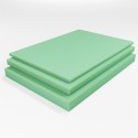 Schaumstoffplatte PU RG 28/32 mint 206x130 cm - für Rückenpolster  - leicht und weich - Stärke 2 cm
