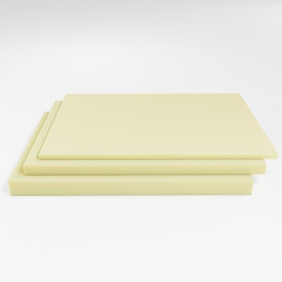 Schaumstoffplatte Outdoorschaum RG 35/50 retikuliert creme 206x140 cm - für Outdoorpolster - leicht und mittelfest  - Stärke 3 cm
