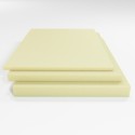 Schaumstoffplatte Outdoorschaum RG 35/50 retikuliert creme 206x140 cm - für Outdoorpolster - leicht und mittelfest  - Stärke 3 cm