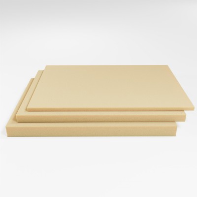Schaumstoffplatte Kaltschaum RG 40/45 beige 206x130 cm - für hochwertige Sitzpolster oder Matratzen - mittelschwer und mittelfest - Stärke 1 cm