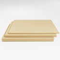 Schaumstoffplatte Kaltschaum RG 40/45 beige 206x130 cm - für hochwertige Sitzpolster oder Matratzen - mittelschwer und mittelfest - Stärke 1 cm