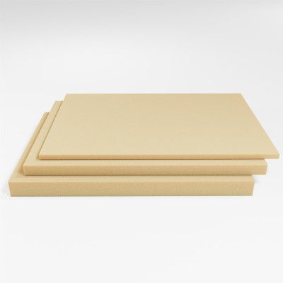 Schaumstoffplatte Kaltschaum RG 40/45 beige 206x130 cm - für hochwertige Sitzpolster oder Matratzen - mittelschwer und mittelfest - Stärke 3 cm