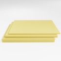 Schaumstoffplatte Kaltschaum RG 50/45 gelb 206x140 cm - f&uuml;r sehr hochwertige Sitzpolster oder Matratzen - schwer und mittelfest
