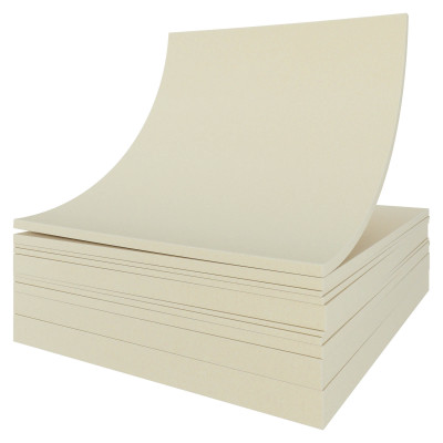 Schaumstoffplatte Visco RG 50/13 creme 202x180 cm -...