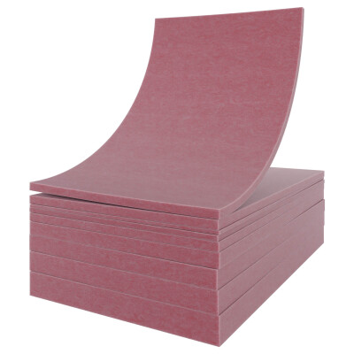 Schaumstoffplatte PU RG 57/40 rot meliert 206x130 cm -...