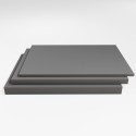 Schaumstoffplatte PU RG 60/200 grau 206x100 cm - für sehr harte dünne Polsterauflagen - schwer und super fest - Stärke 4 cm