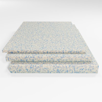 Schaumstoffplatte Verbundschaum RG 100 meliert 205x105 cm - für sehr feste sehr langlebige dünne Polsterauflagen - sehr schwer und sehr fest - Stärke 4 cm