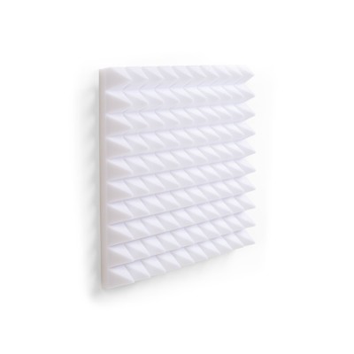 Akustik-Pyramidenschaum Basotect® weiß 100 x 50...