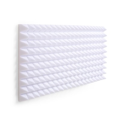 Akustik-Pyramidenschaum Basotect® weiß 100 x 50...