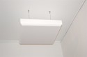Akustik-Deckensegel Basotect® weiß eckig mit Dekorkante 50x50 cm 5 cm ohne Ausrüstung