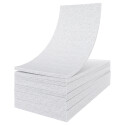 Schaumstoffplatte Verbundschaum RG 120 meliert 205x105 cm - für super feste sehr langlebige dünne Polsterauflagen - sehr schwer und super fest - Stärke 3 cm