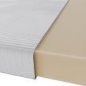 Wegerich Visco Topper 90x200 cm - 5 cm - H3 - abnehmbarer Bezug Linora - Memory-Effekt