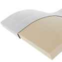 Wegerich Visco Topper 90x200 cm - 7 cm - H2 - abnehmbarer Bezug Linora - Memory-Effekt