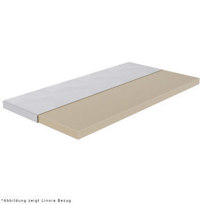 Wegerich Visco Topper 90x200 cm - 9 cm - abnehmbarer Bezug SANcare - Memory-Effekt