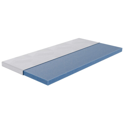Wegerich Gelschaum Topper 90x200 cm - 7 cm - abnehmbarer Bezug Linora - Memory-Effekt