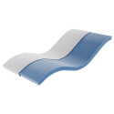 Wegerich Gelschaum Topper 90x200 cm - 7 cm - abnehmbarer Bezug Linora - Memory-Effekt