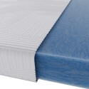 Wegerich Gelschaum Topper 90x200 cm - 7 cm - abnehmbarer Bezug Linora - Memory-Effekt