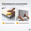 Basotect® Pyramidenschaumstoff lichtgrau, EcoBalanced G+