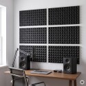 Basotect® Pyramidenschaumstoff schwarz, EcoBalanced Dark